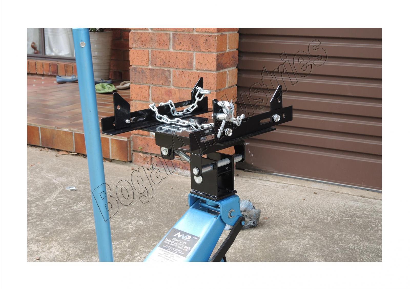 Transmission/Gearbox Trolley Jack Cradle / Adaptor, Tilt Adjustable