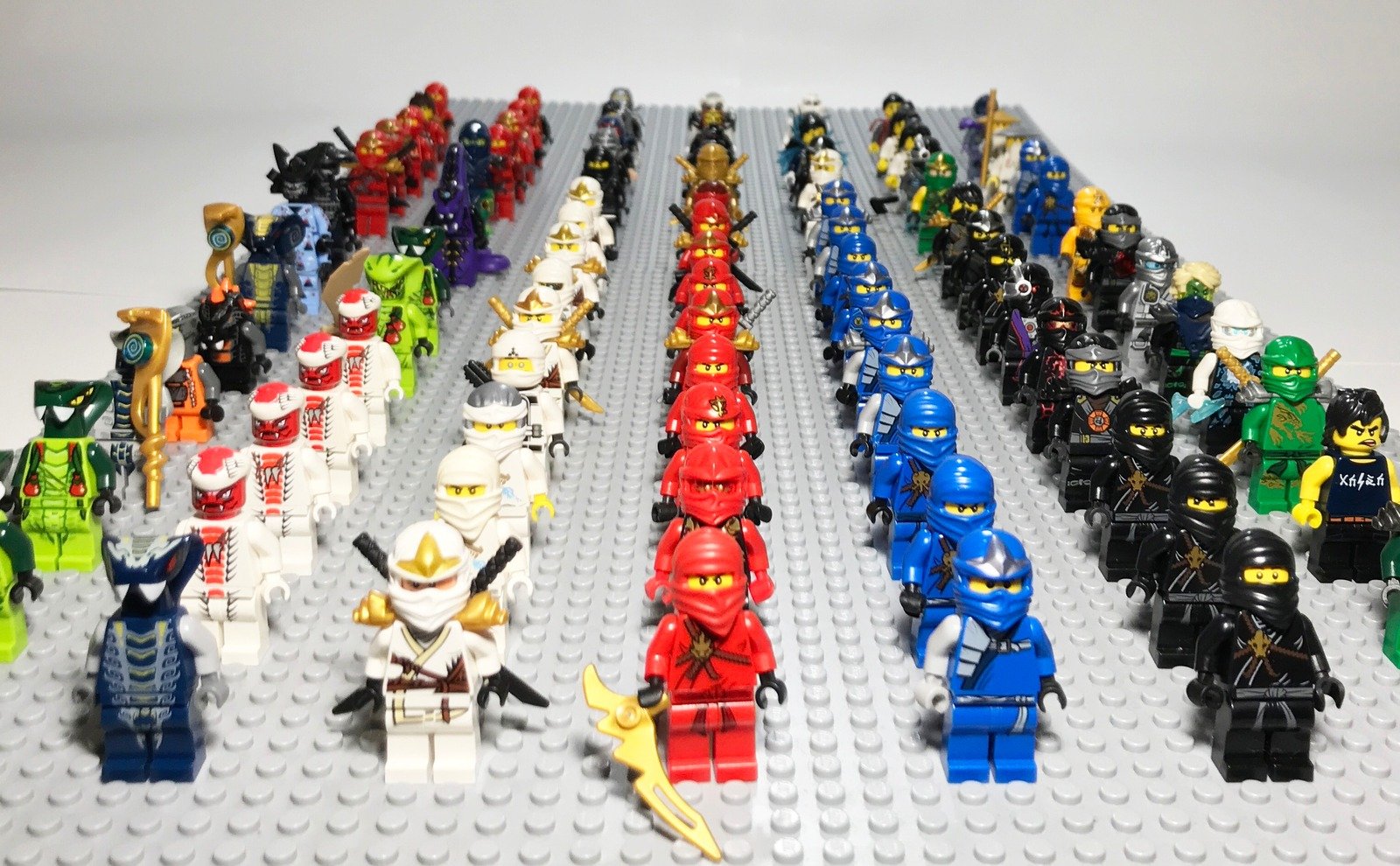 Hot 24 Stk Ninjago Mini Figuren Kai Jay Sensei Wu Master Building Blocks Toy Set
