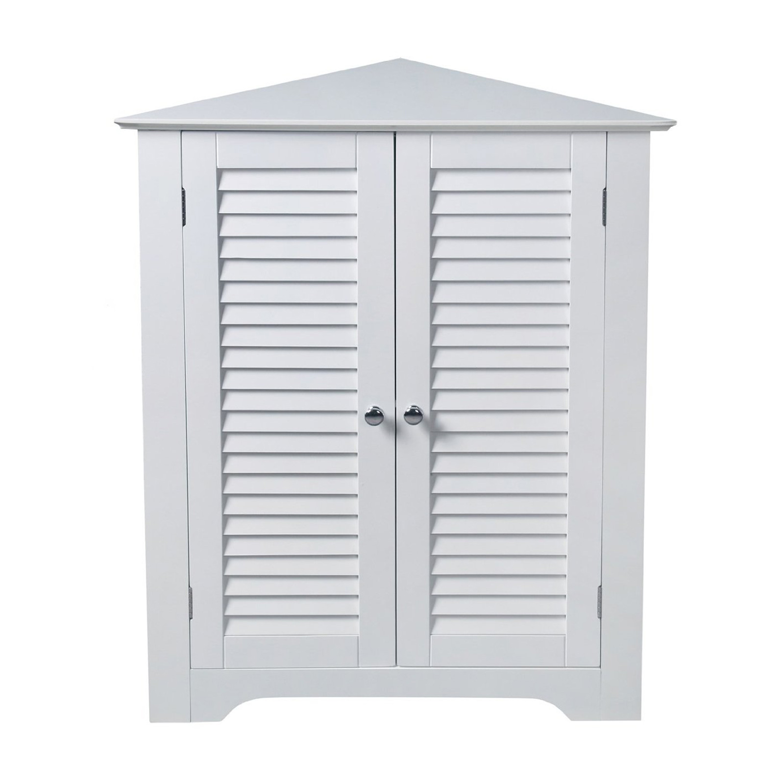 Vintage Bathroom Corner Cabinet Wooden Storage Unit With Shelves Aspect