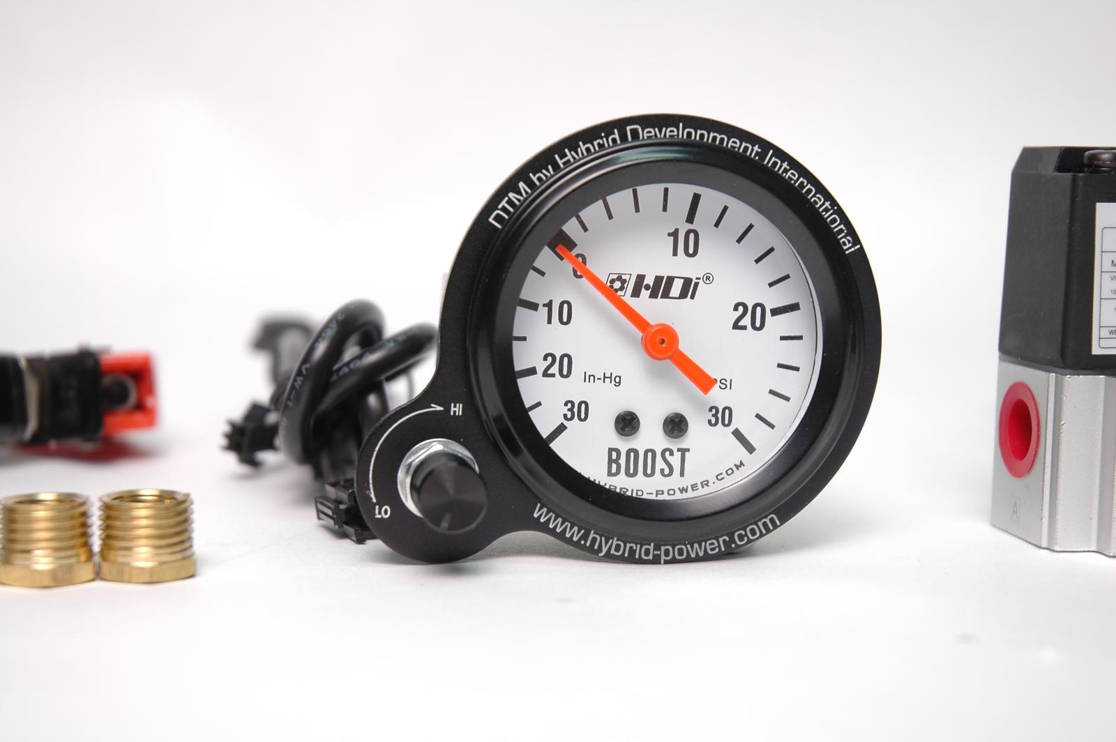 D2 Adjustable Electronic Turbo Boost Controller & HDi 60mm Boost Gauge