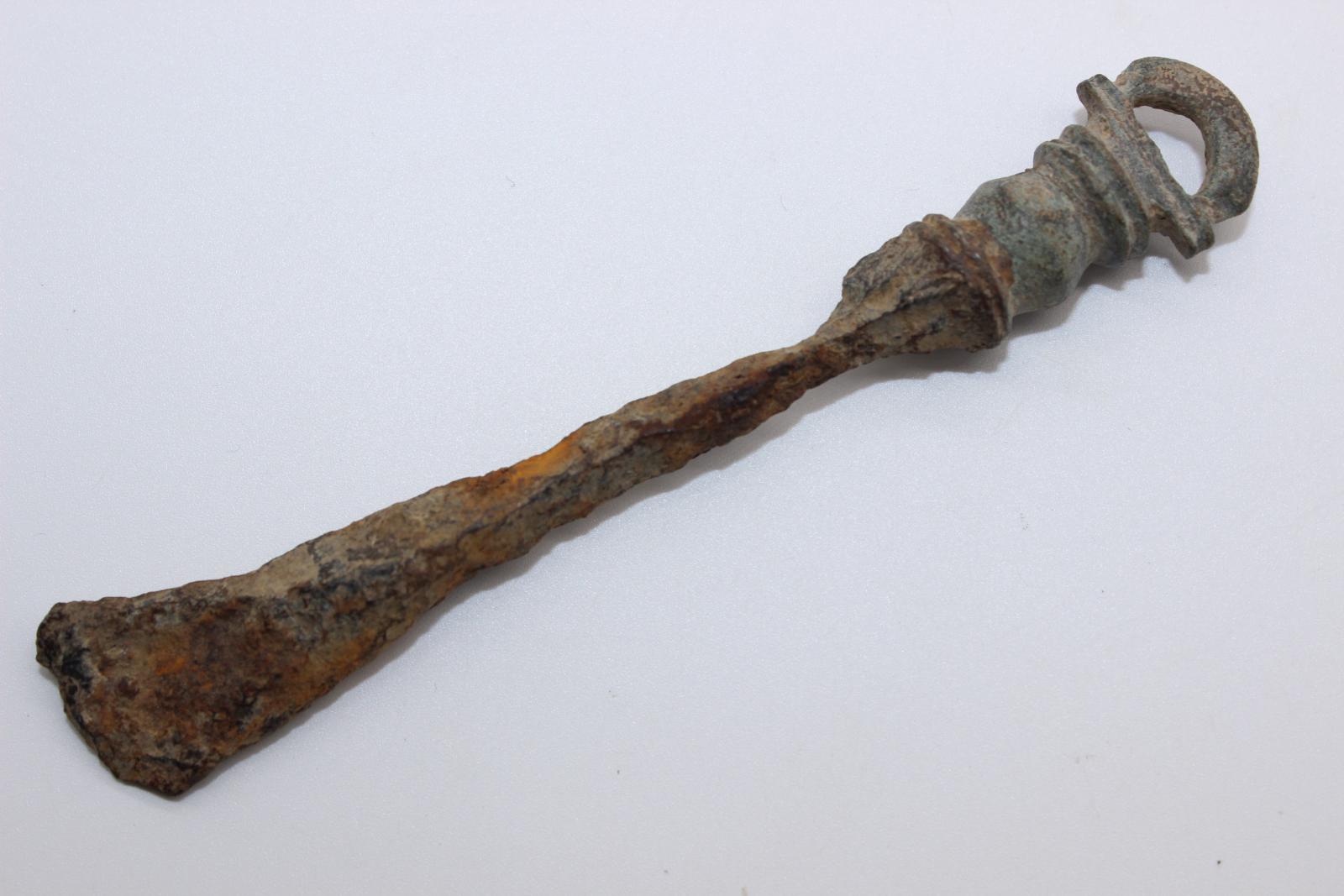 Ancient Roman, Bronze and Iron, 1st 3rd c. AD medical toolchisel