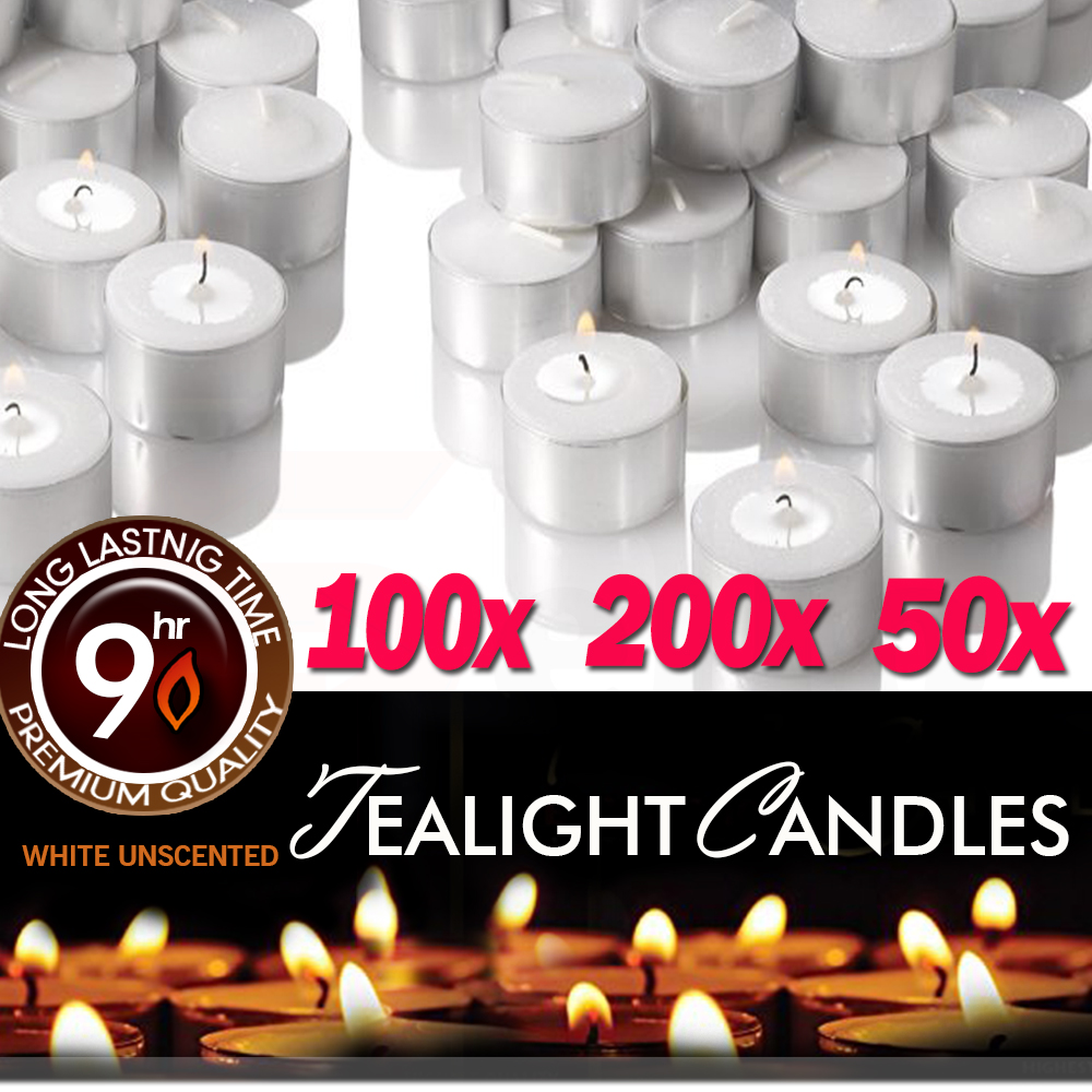 Tea Light Candles Bulk 9 Hour Tea Lights Tealight Tealights Unscented