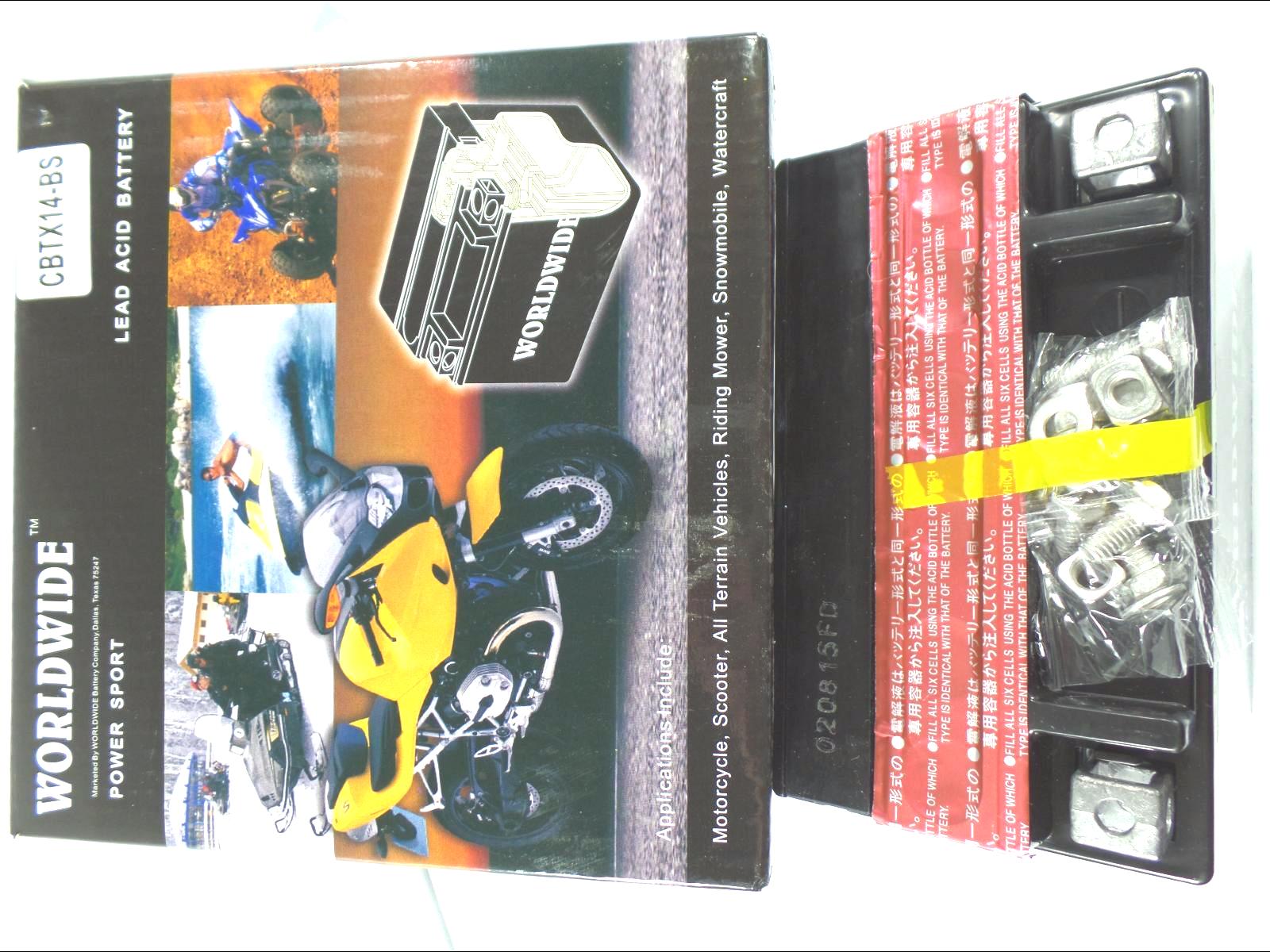 AGM BATTERY REPLACEMENT YTZ10S, CTZ12S, YT14BBS, YTX14BS, YTX14LBS