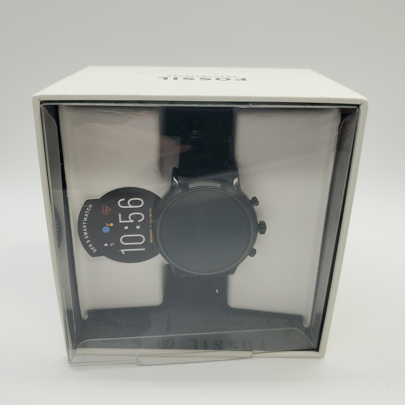 Fossil FTW4025 44mm generación 5E Reloj inteligente con pantalla táctil  Carlyle con Monitor de recursos humanos, Negro | eBay