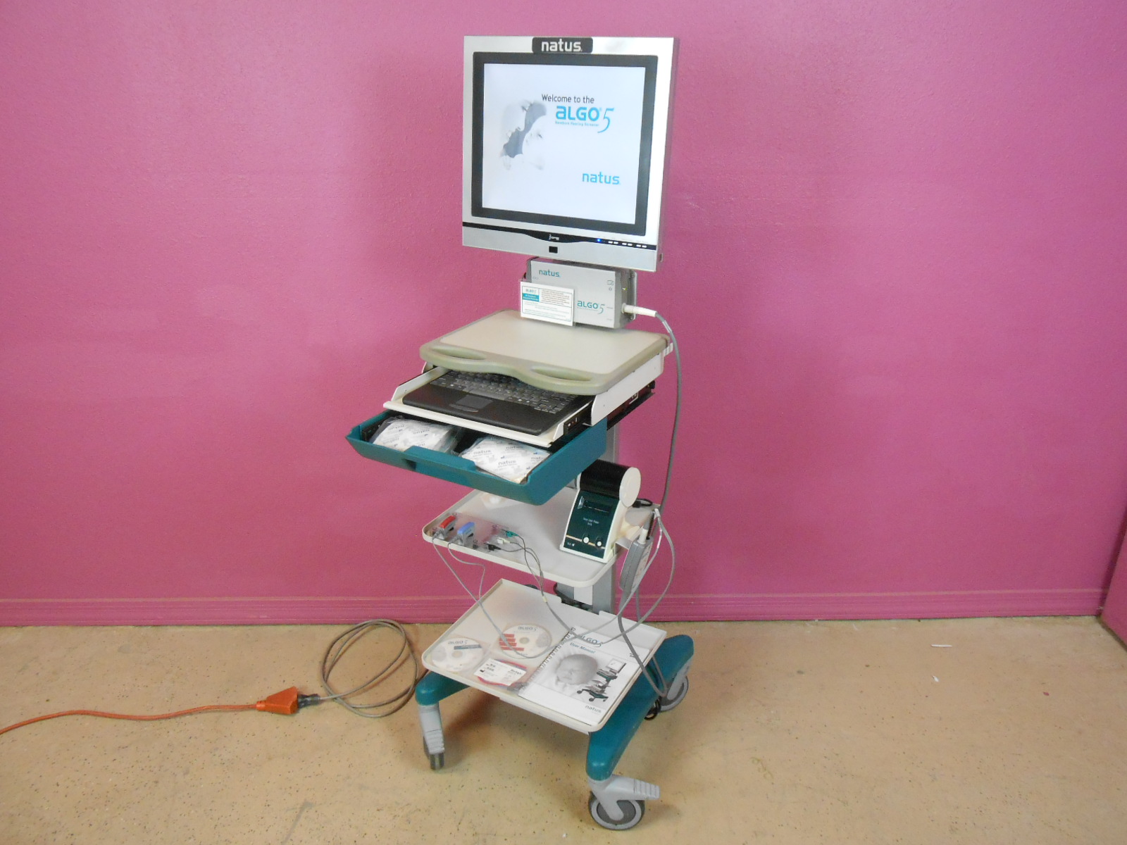 Natus Algo 5 Newborn Infant Hearing Screener Screening Audiometer