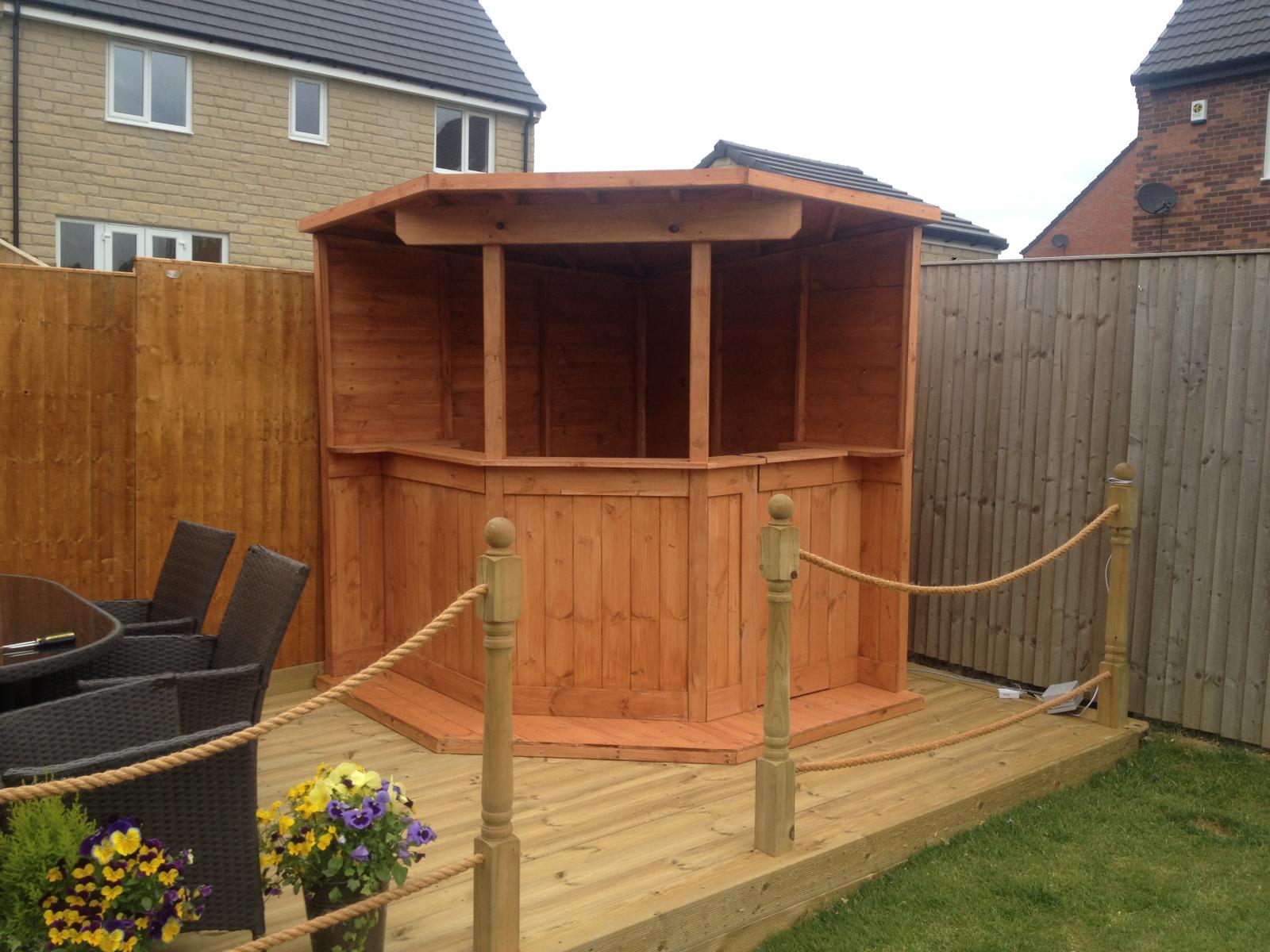 6ft deluxe corner garden bar pub entertaining area man cave home bar eBay