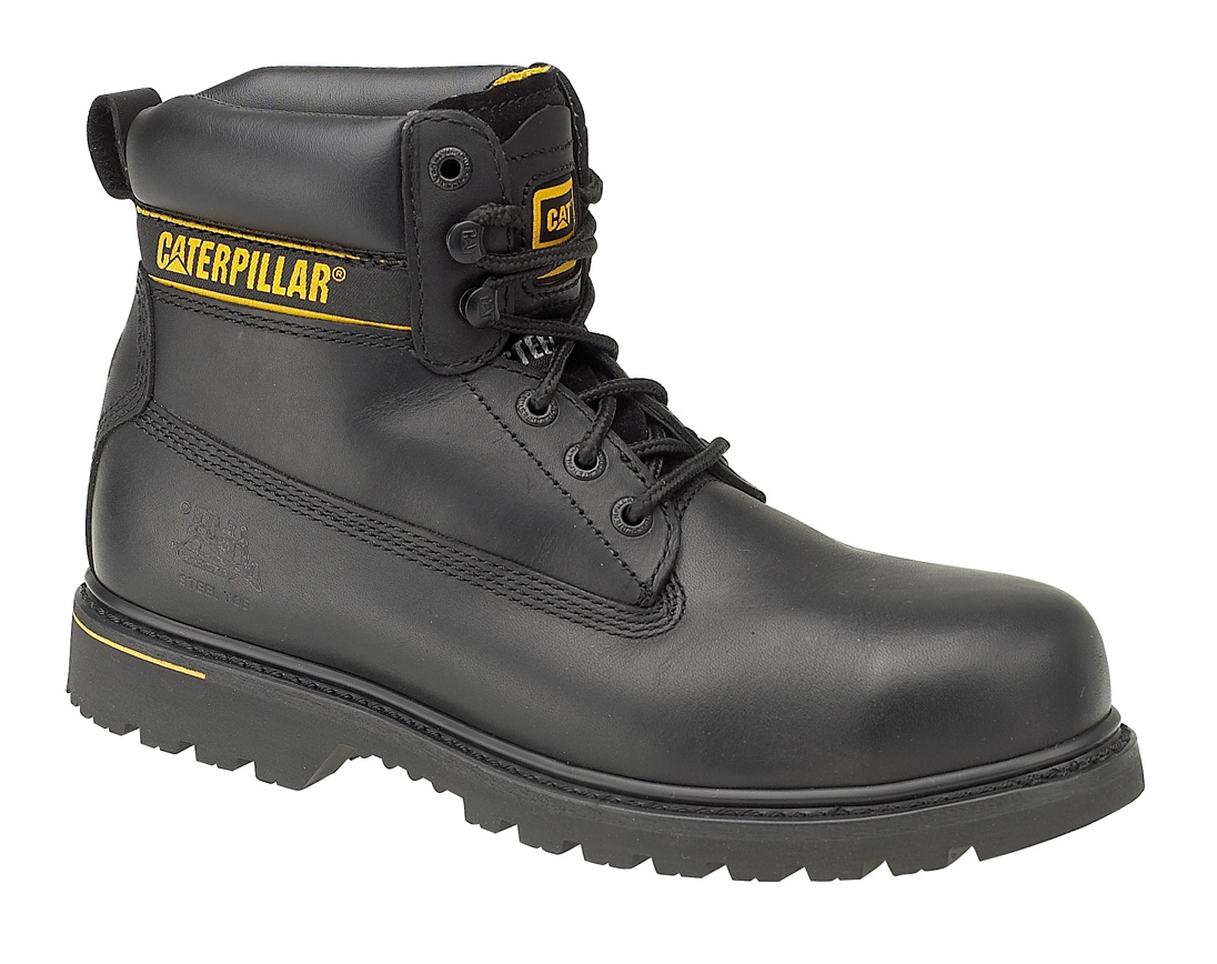 mens size 6 work boots mens caterpillar holton steel toe cap safety boots cat 6 mens size 6 work boots mens caterpillar holton steel toe cap safety boots cat 6