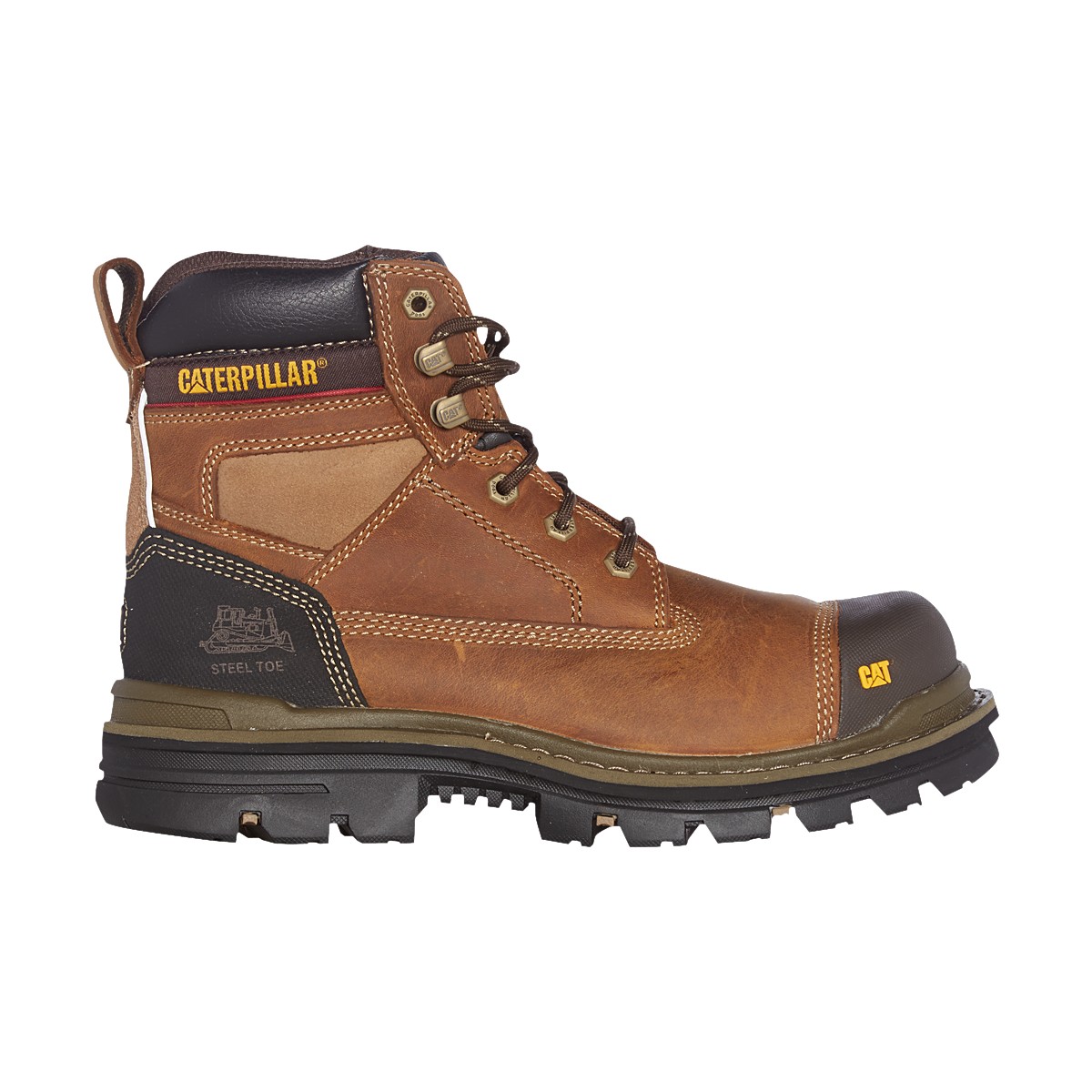 cat boots mens caterpillar gravel steel toe cap safety boots cat cat boots mens caterpillar gravel steel toe cap safety boots cat