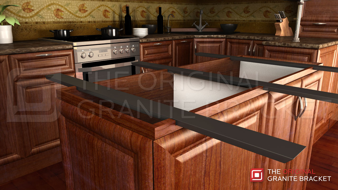 Countertop Bracket Hidden Kitchen Island Bracket eBay