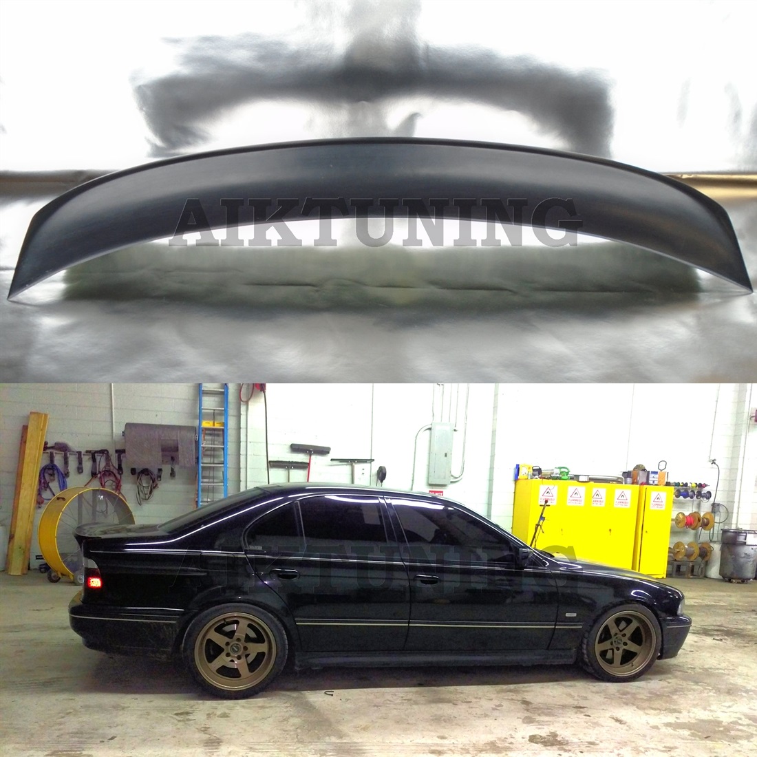 bmw e39 csl style performance rear boot trunk spoiler ducktail wing sedan eBay