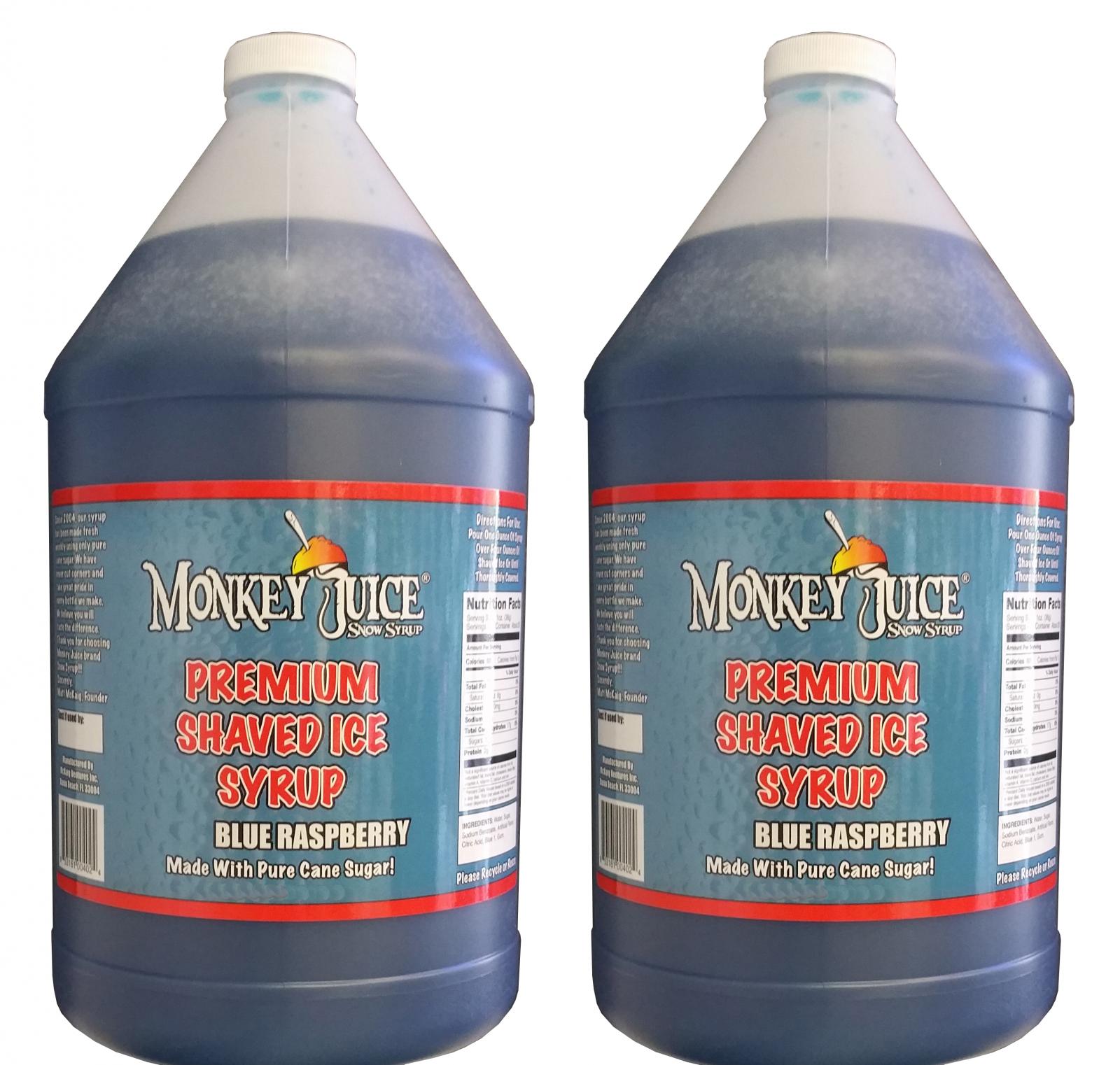 2 Gallons Snow Cone Syrup PURE CANE SUGAR eBay