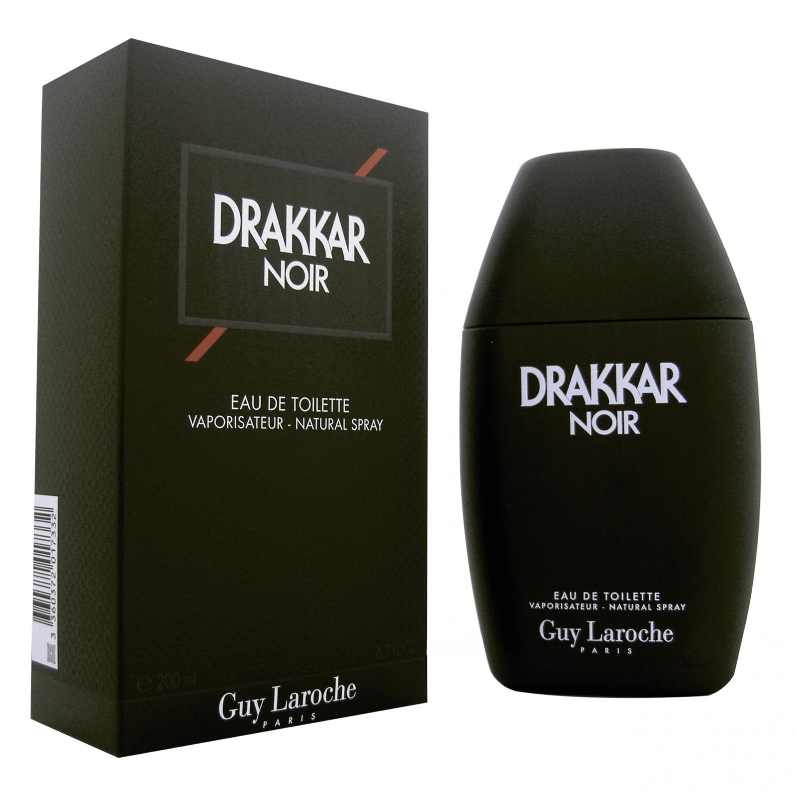 Parfum DRAKKAR NOIR de Guy Laroche Eau de Toilette 200 ml Neuf sous ...