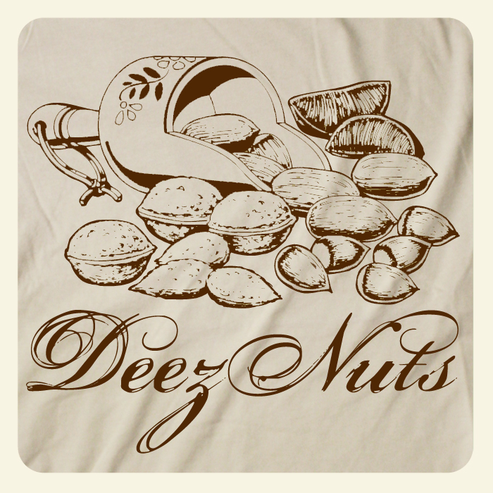 D - nutsさん専用 Deez Nuts T-Shirt - COOL & FUNNY Snoop Dogg and Dr Dre 80's Hip