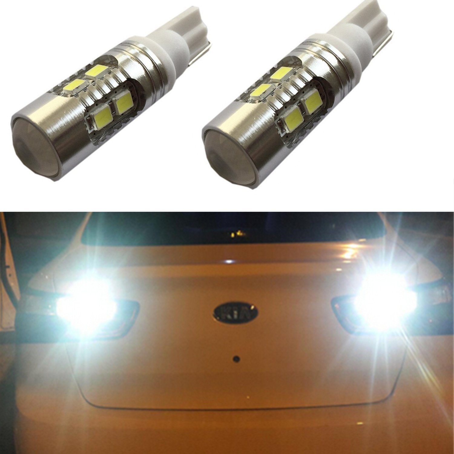 jdm astar 2x 921 912 samsung 6000k white back up reverse ballast light box