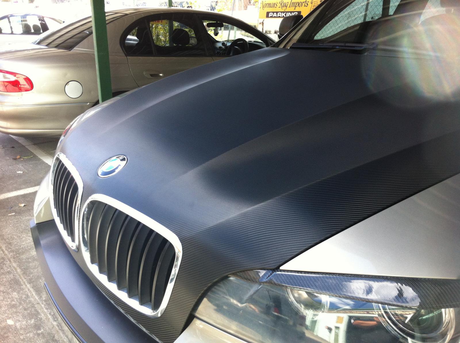 vinyl wrap car wrapping panel kit genuine 3M 1080 Carbon Fibre BLK 1.5m
