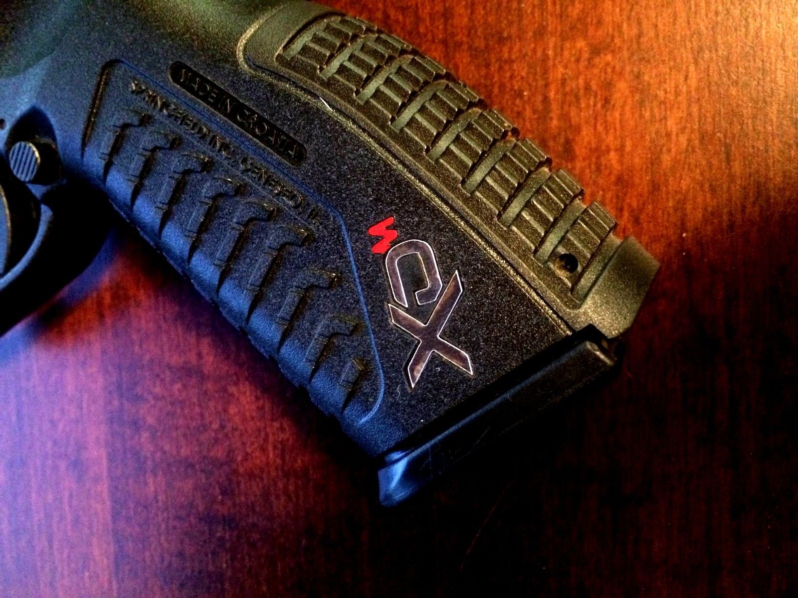 SPRINGFIELD ARMORY XDm XD Custom hand grip logo vinyl decals eBay