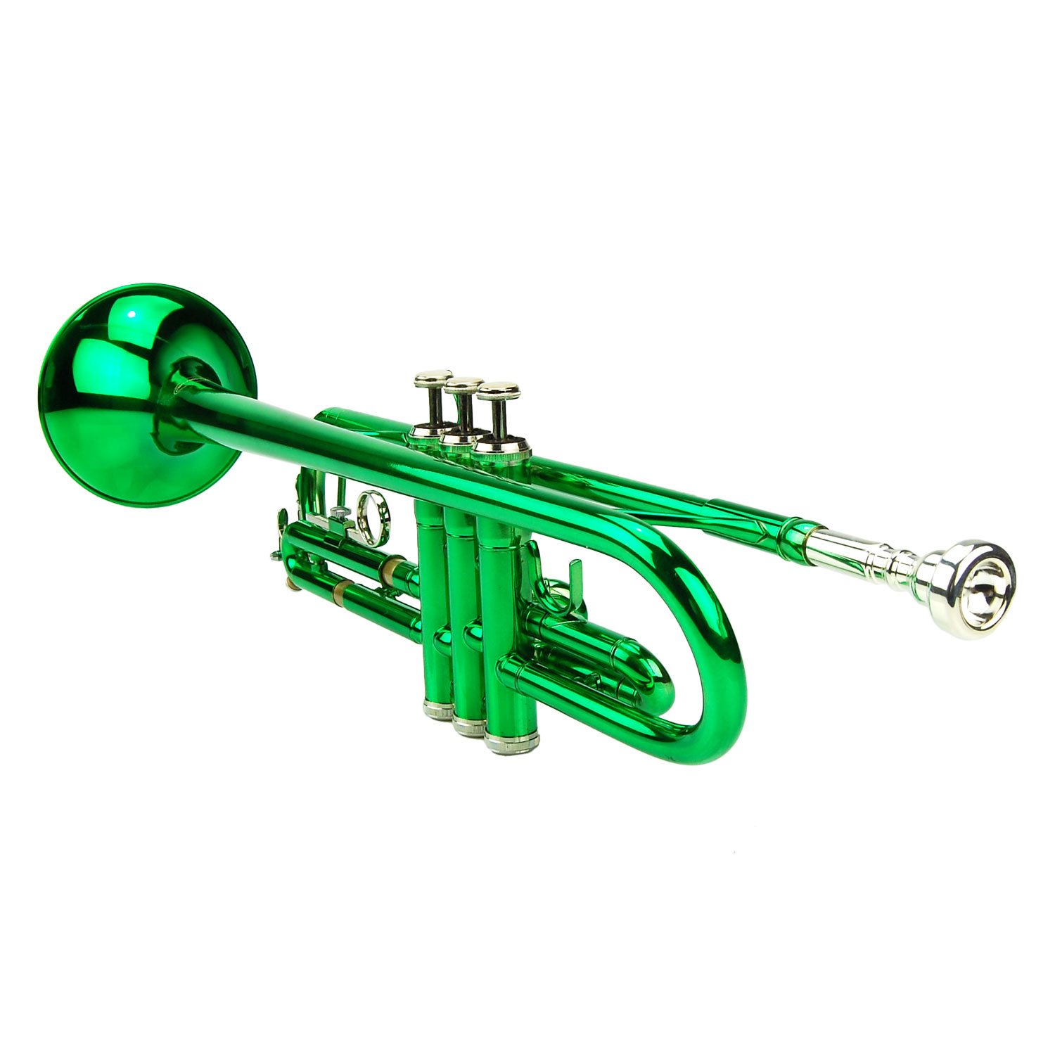 NEW Merano B Flat Green Student Trumpet with Case,Metro Tuner,Trumpet Stand eBay