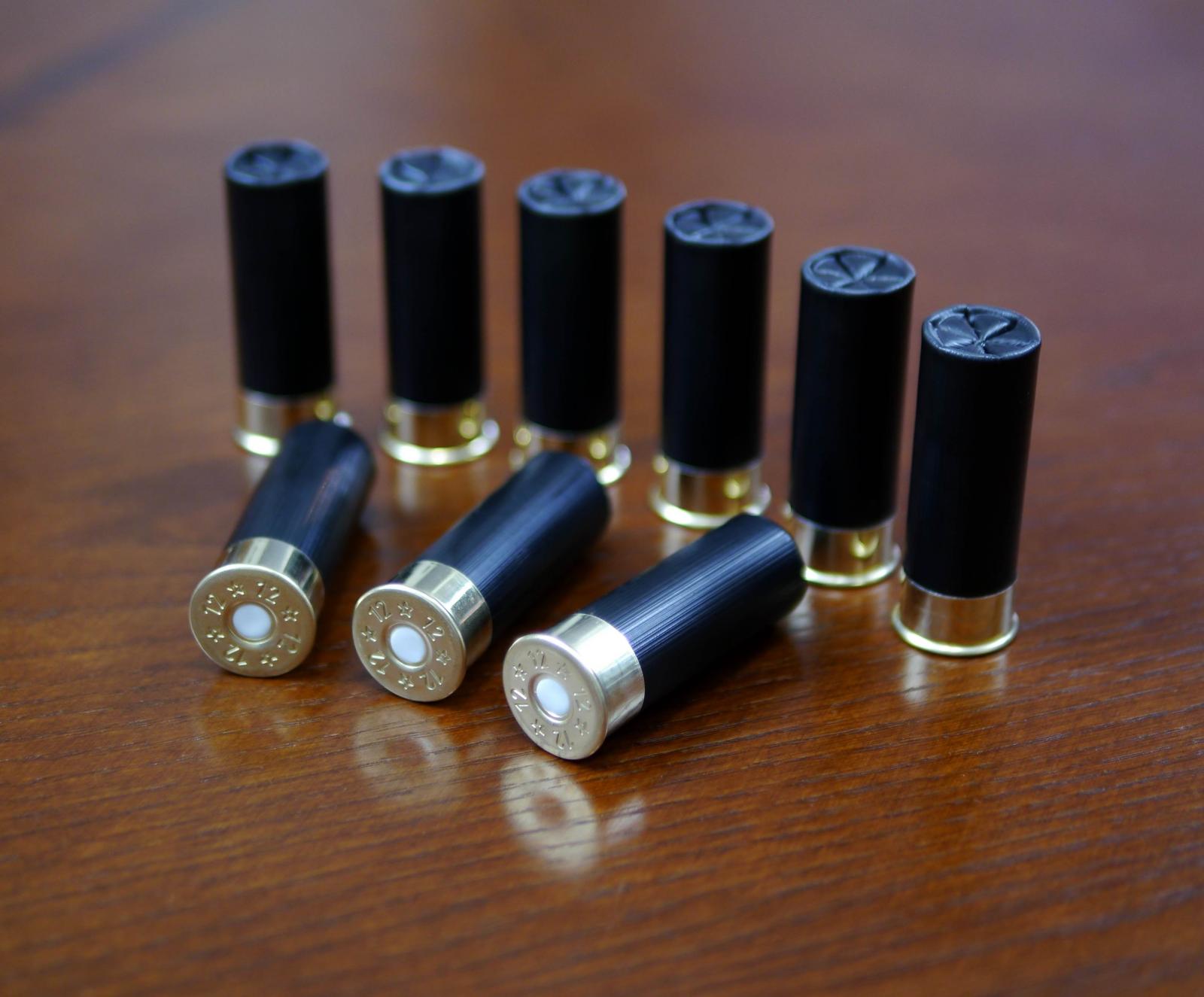 B's Dry Fire Snap Caps® Dummy 12 Gauge Training Rounds Black (9 Pack