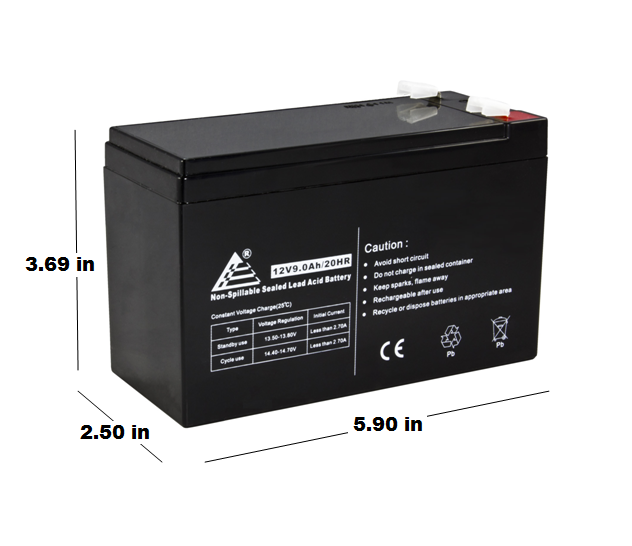 ExpertBattery 12V 9Ah Battery for MONSTER Rockin