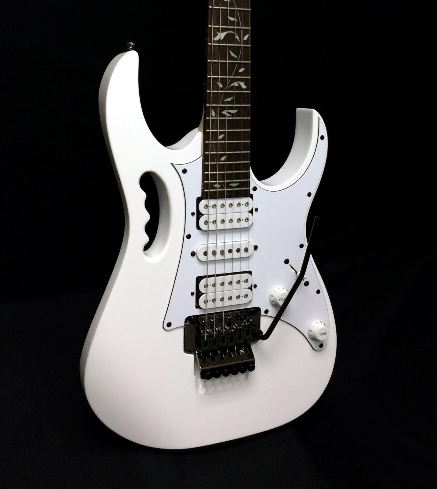 Ibanez JEMJR Jem Steve Vai Signature Electric Guitar - White