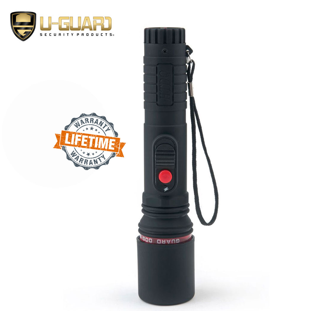 Small Stun Gun Flashlight Rechargeable Self Defense Weapon Guard Dog Inferno eBay