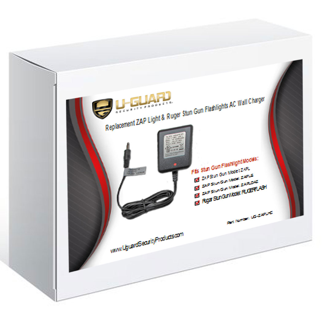 ZAP Light Extreme Power Cord Tactical Stun Flashlight AC Wall Charger