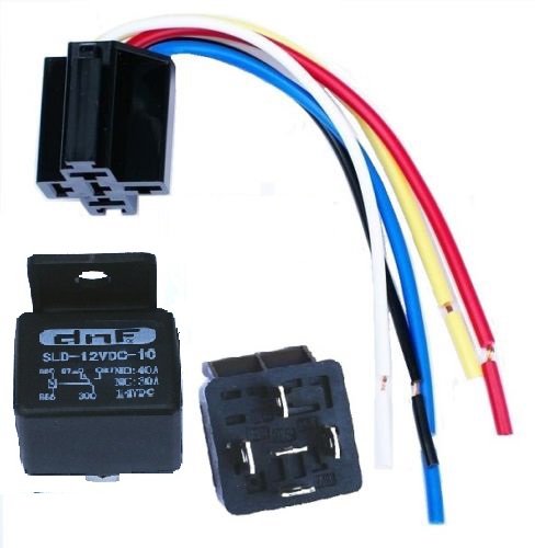 One Pack 12v Dc 30 Amp 40 Amp Relay U0026 Socket Spdt Bosch