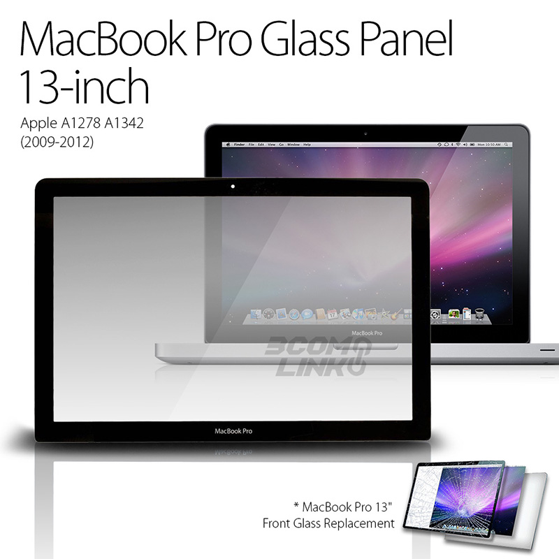 Apple Unibody Macbook Pro LCD Glass Lens Screen Cover A1278 13/" US Replacement